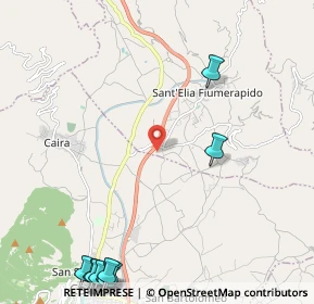 Mappa Via Vicinale San Paolo, 03049 Sant'Elia Fiumerapido FR, Italia (3.66545)