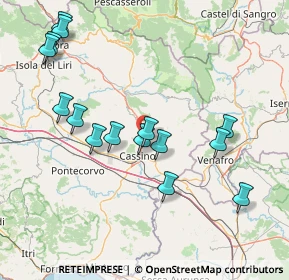 Mappa Via Vicinale San Paolo, 03049 Sant'Elia Fiumerapido FR, Italia (17.52067)