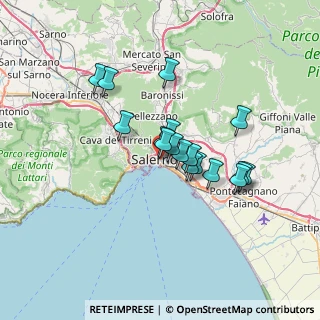 Mappa Via Nizza, 84123 Salerno SA, Italia (5.61471)