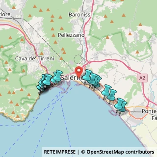 Mappa Via Francesco Paolo Volpe, 84124 Salerno SA, Italia (3.99211)