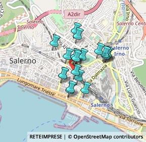 Mappa Via Francesco Paolo Volpe, 84124 Salerno SA, Italia (0.3035)