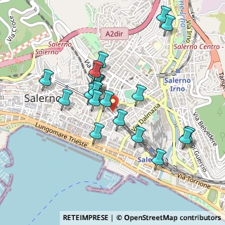 Mappa Via Nizza, 84123 Salerno SA, Italia (0.468)