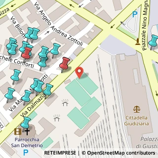 Mappa Via Michele Conforti, 84123 Salerno SA, Italia (0.09091)