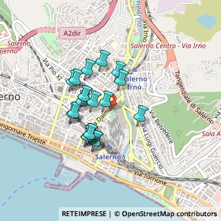 Mappa Via Michele Conforti, 84123 Salerno SA, Italia (0.375)