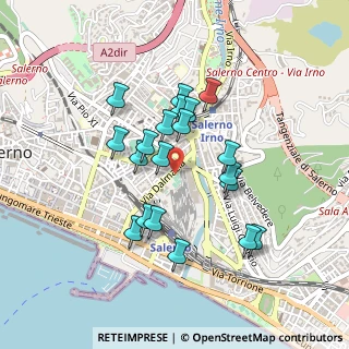 Mappa Via Michele Conforti, 84123 Salerno SA, Italia (0.408)