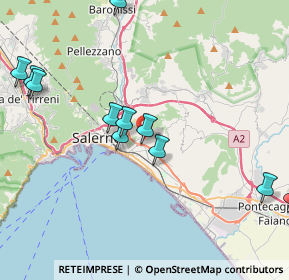 Mappa Viale dei Tigli, 84134 Salerno SA, Italia (4.90364)