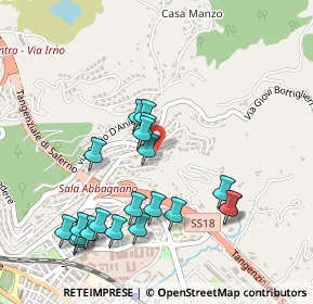 Mappa Viale dei Tigli, 84134 Salerno SA, Italia (0.5535)