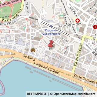 Mappa Via Mario Iannelli, 16, 84121 Salerno, Salerno (Campania)