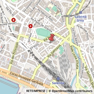 Mappa Via Cacciatore Luigi, 19/A, 84124 Salerno, Salerno (Campania)