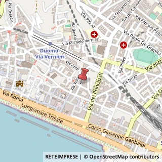 Mappa Via Alberto Pirro, 12, 84122 Salerno, Salerno (Campania)