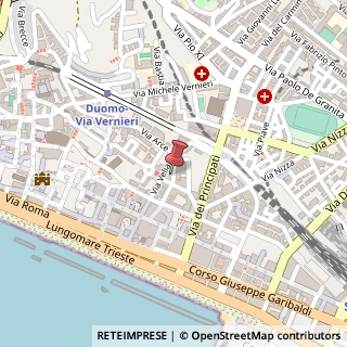 Mappa Via Fieravecchia,  30, 84122 Salerno, Salerno (Campania)