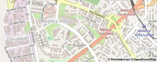 Mappa Matera
