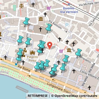 Mappa Via Porta Elina, 84121 Salerno SA, Italia (0.14)