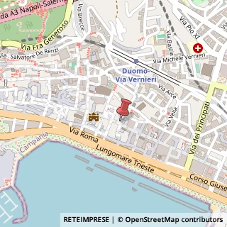 Mappa Via dei Mercanti, 36, 84121 Salerno, Salerno (Campania)