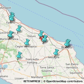 Mappa S.s.16 km892, 72012 Carovigno BR, Italia (20.81)