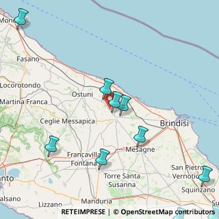 Mappa S.s.16 km892, 72012 Carovigno BR, Italia (29.59091)