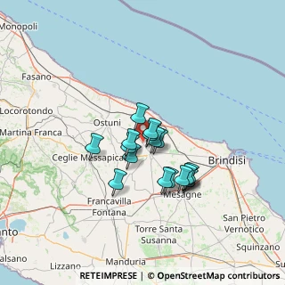 Mappa S.s.16 km892, 72012 Carovigno BR, Italia (10.58824)