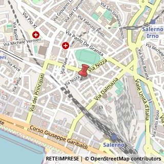 Mappa Via Giacinto Carucci, 5, 84124 Salerno, Salerno (Campania)