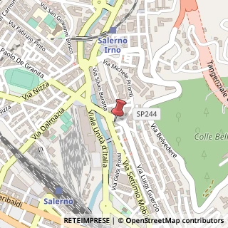 Mappa Via Luigi Guercio, 16, 84134 Salerno, Salerno (Campania)