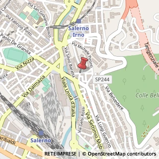 Mappa Via Andrea Guglielmini, 6, 84134 Salerno, Salerno (Campania)