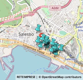 Mappa Piazza Principe Amedeo, 84122 Salerno SA, Italia (0.2965)