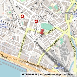 Mappa Via Nizza,  75, 84123 Salerno, Salerno (Campania)