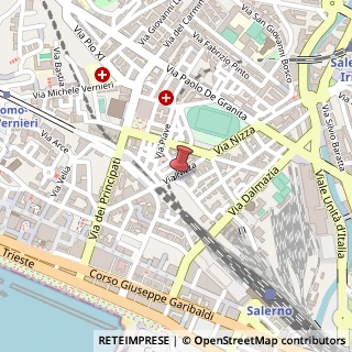Mappa Via Zara, 8, 84124 Salerno, Salerno (Campania)