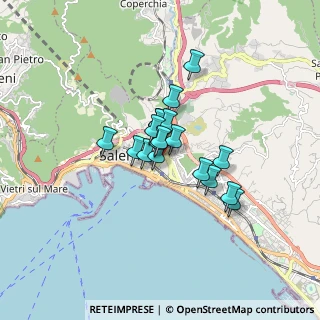 Mappa Via Dalmazia, 84123 Salerno SA, Italia (1.11)