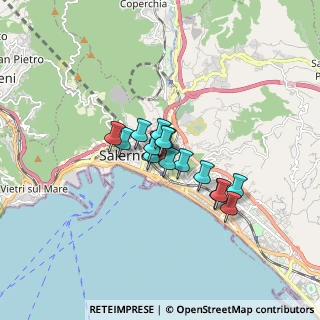 Mappa Via Dalmazia, 84123 Salerno SA, Italia (1.12933)