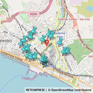 Mappa Via Dalmazia, 84123 Salerno SA, Italia (0.4605)