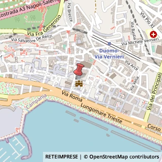 Mappa Via dei Mercanti,  90, 84121 Salerno, Salerno (Campania)