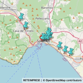 Mappa Piazza Giovanni Amendola, 84123 Salerno SA, Italia (3.16364)