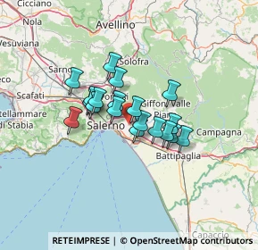 Mappa Via Beata Teresa di Calcutta, 84133 Salerno SA, Italia (9.57947)