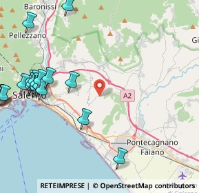 Mappa Via Beata Teresa di Calcutta, 84133 Salerno SA, Italia (6.012)