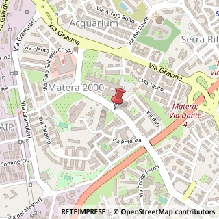 Mappa Via mattei enrico 3, 75100 Matera, Matera (Basilicata)