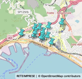 Mappa Via Porta Elina, 84125 Salerno SA, Italia (0.49083)