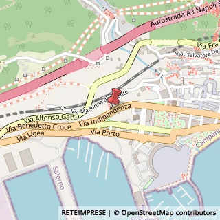 Mappa Via Indipendenza,  52, 84121 Salerno, Salerno (Campania)