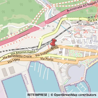Mappa Via Indipendenza, 38, 84121 Salerno, Salerno (Campania)