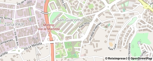 Mappa Matera