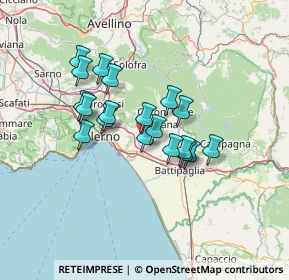 Mappa Via Colle della Maddalena, 84095 Giffoni Valle Piana SA, Italia (11.38737)