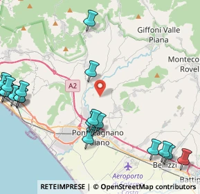 Mappa Via Colle della Maddalena, 84095 Giffoni Valle Piana SA, Italia (6.254)