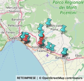 Mappa Via Colle della Maddalena, 84095 Giffoni Valle Piana SA, Italia (6.4785)