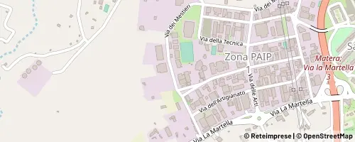 Mappa Matera