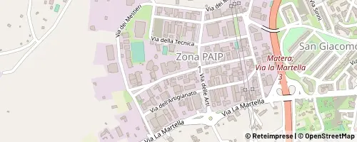 Mappa Matera