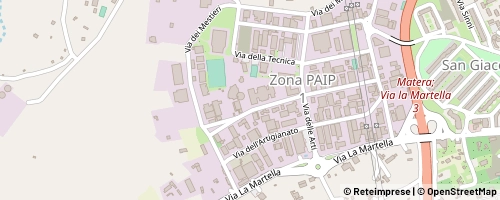 Mappa Matera
