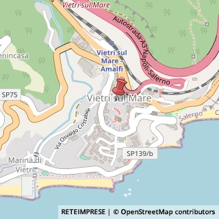 Mappa Via Diego Taiani, 12, 84019 Vietri sul Mare, Salerno (Campania)