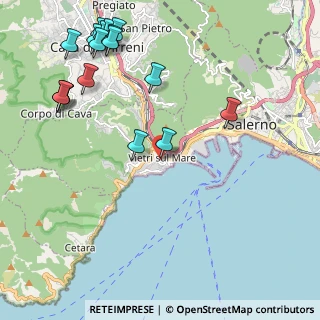 Mappa Via Ciroppoli, 84019 Vietri Sul Mare SA, Italia (2.92824)