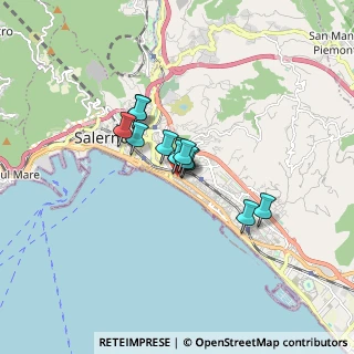 Mappa Via Matteo farro, 84123 Salerno SA, Italia (1.02167)