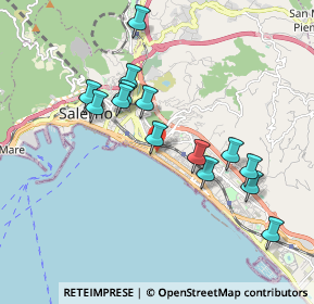 Mappa Via Matteo Rossi, 84131 Salerno SA, Italia (1.905)