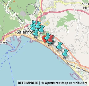 Mappa Via Matteo Rossi, 84127 Salerno SA, Italia (1.08545)